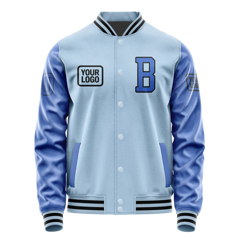 Maßgeschneidertes Hellblau Himmelblau Jacke JA080809081717090917