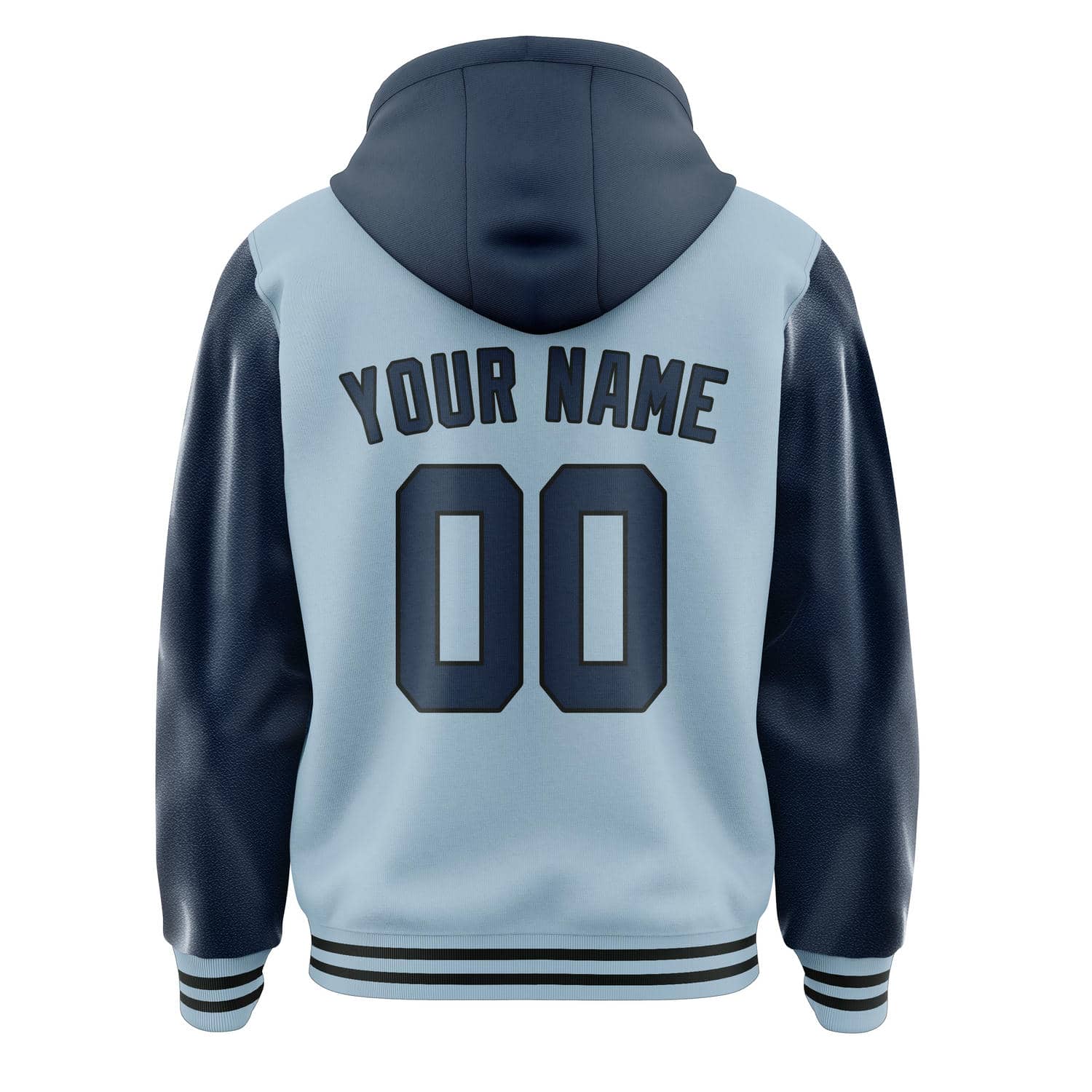 Maßgeschneidertes Hellblau Marineblau Jacke