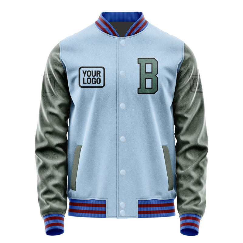 Maßgeschneidertes Hellblau Blaugrün Jacke JA080827091517272717