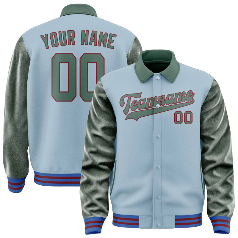 Maßgeschneidertes Hellblau Blaugrün Jacke JA080827091517272717