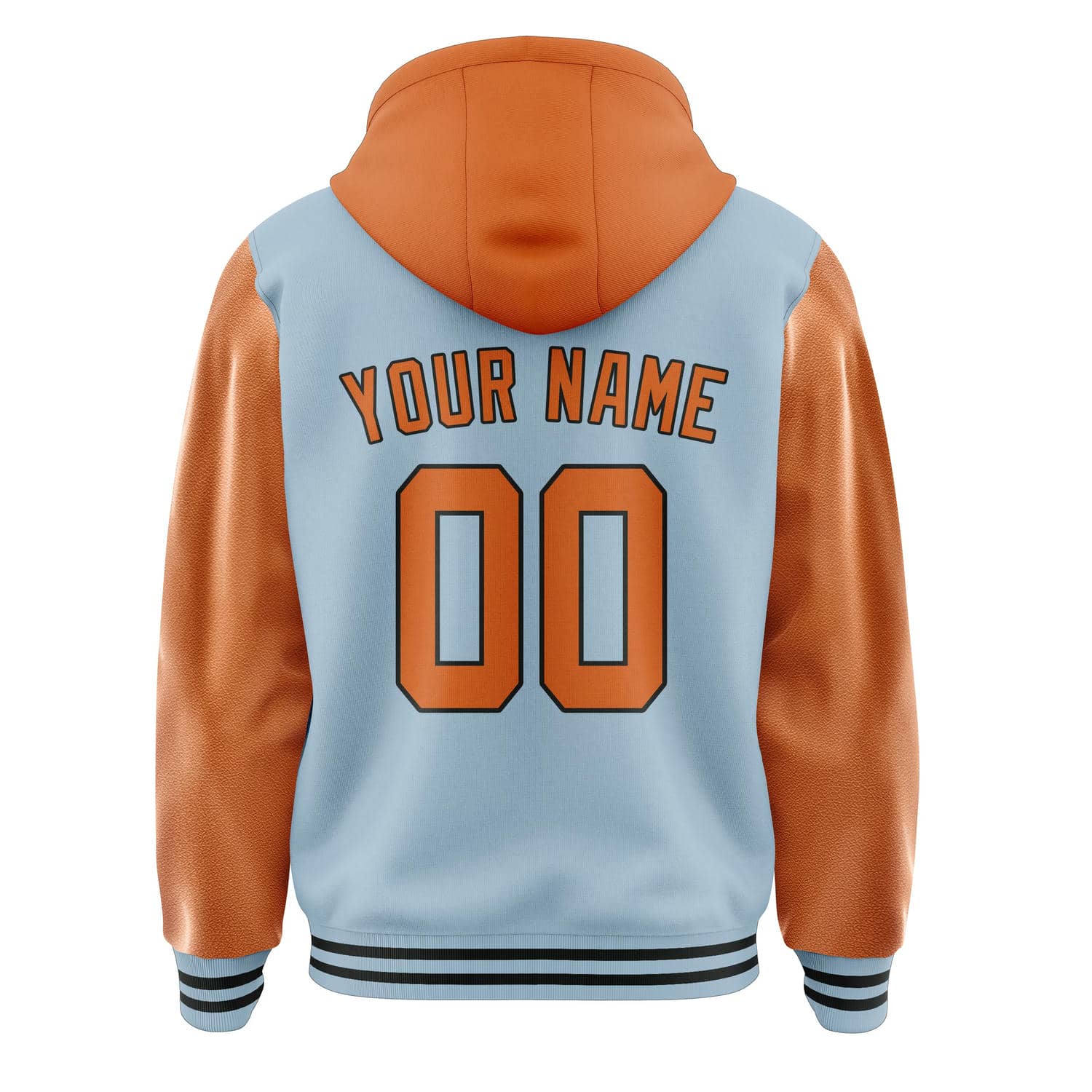 Maßgeschneidertes Hellblau Orange Jacke
