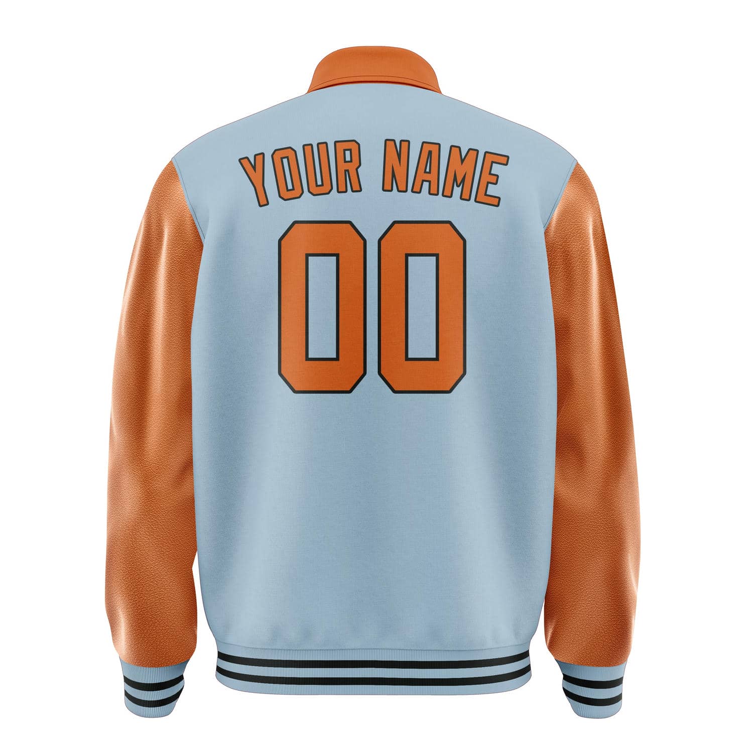 Maßgeschneidertes Hellblau Orange Jacke