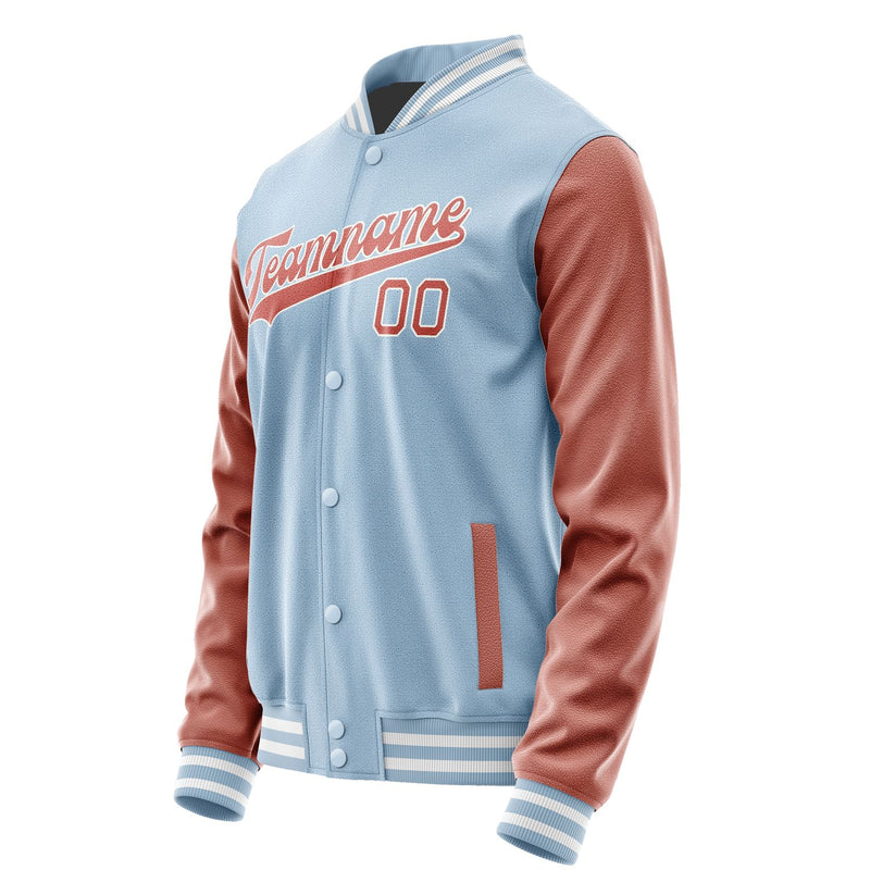 Maßgeschneidertes Hellblau Kupferrose Jacke JA0808290818B31829