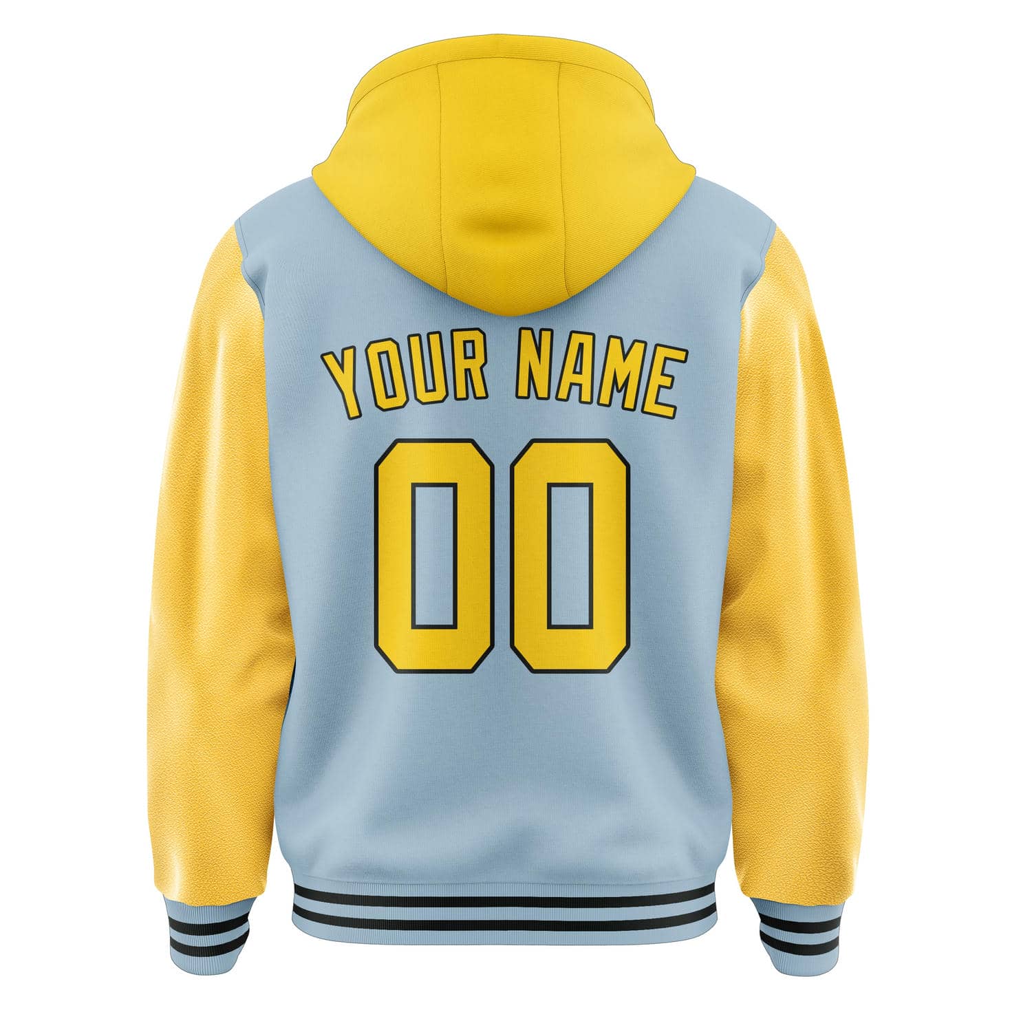 Maßgeschneidertes Hellblau Gold Jacke
