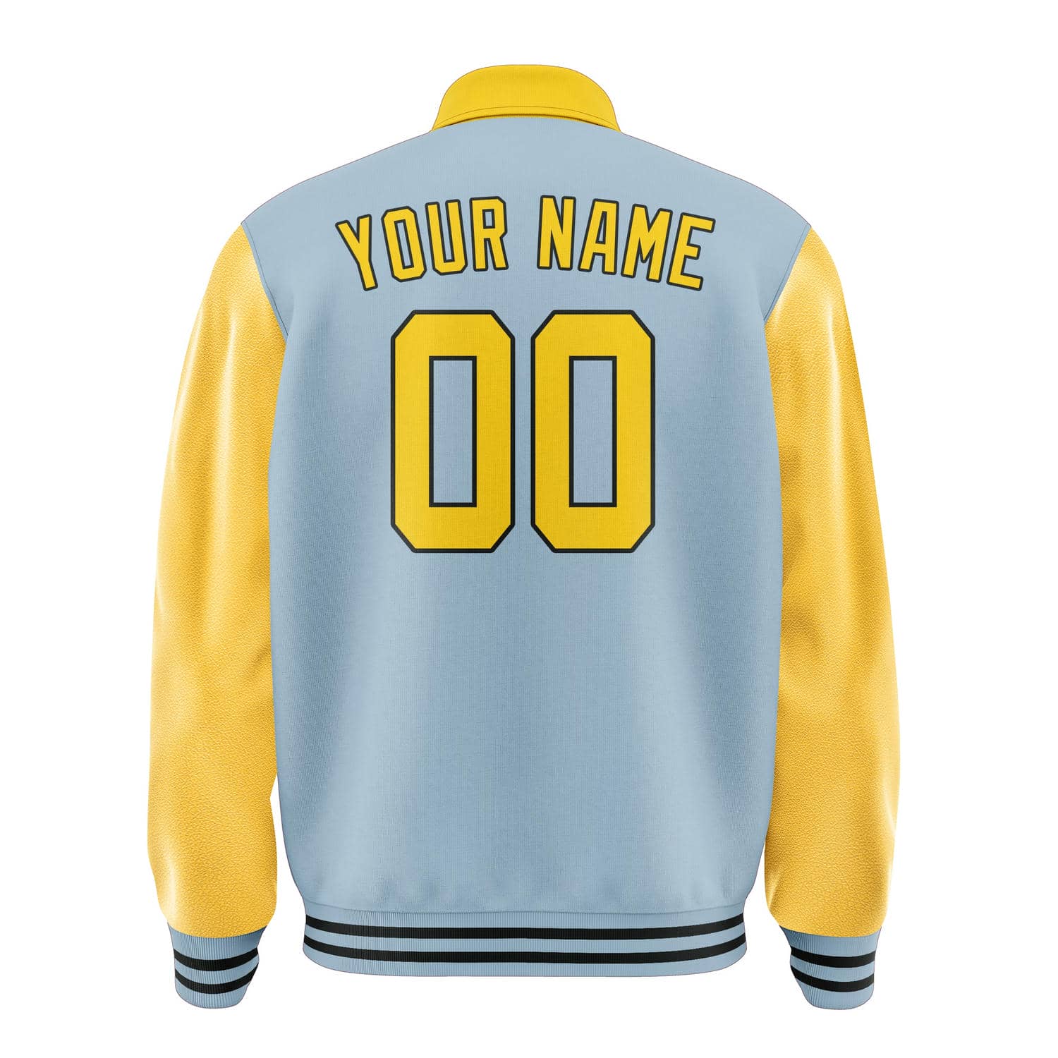 Maßgeschneidertes Hellblau Gold Jacke