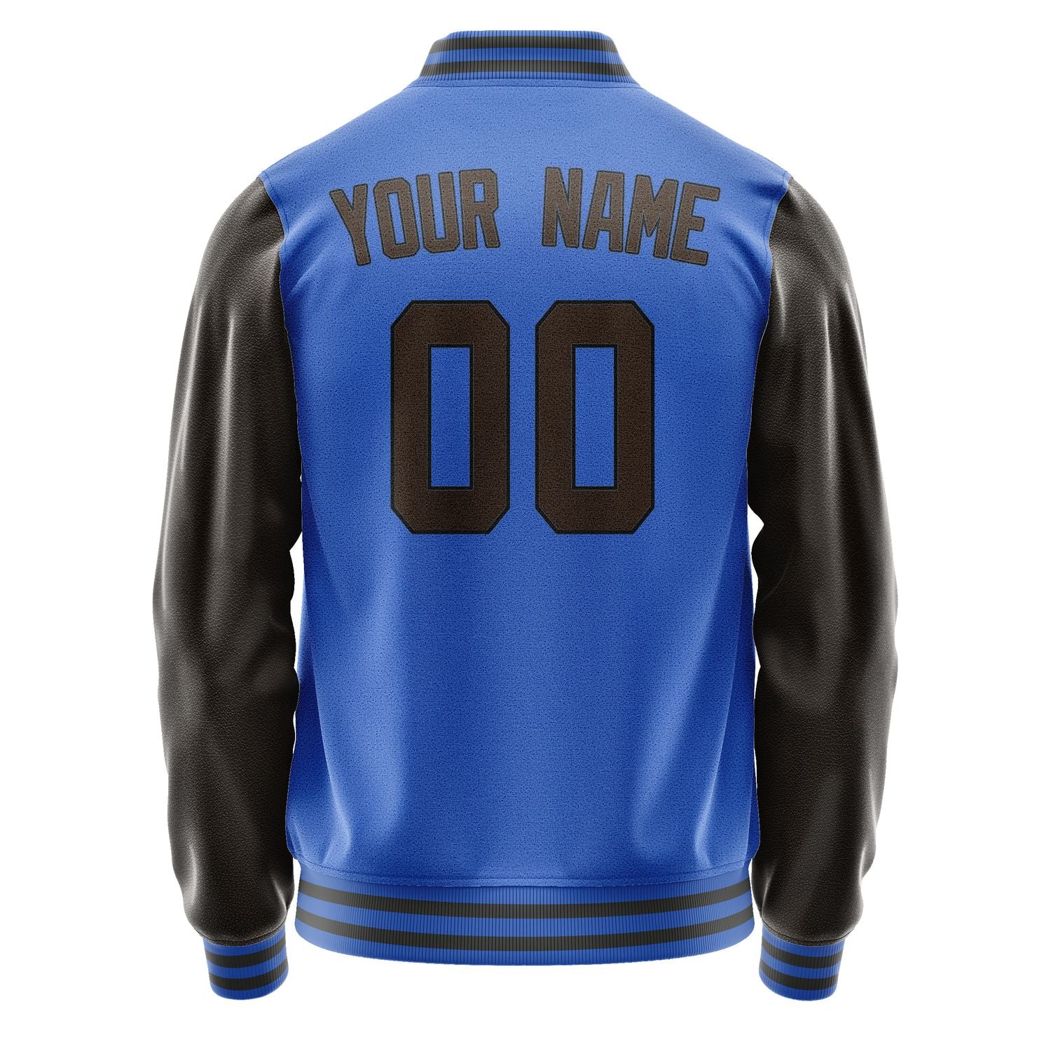 Maßgeschneidertes Himmelblau Braun Jacke JA0909010920B31701