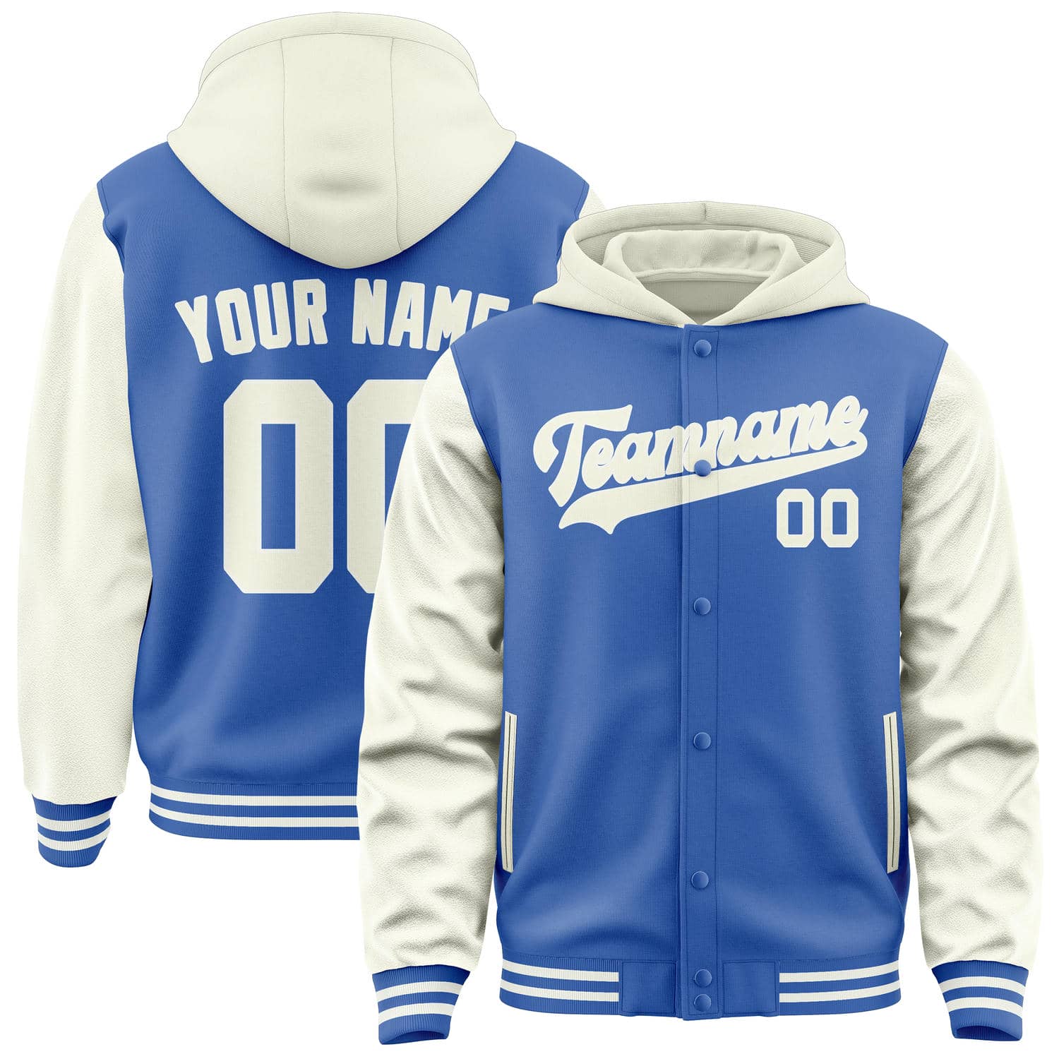 Maßgeschneidertes Himmelblau Beige Jacke JA090903091818030318