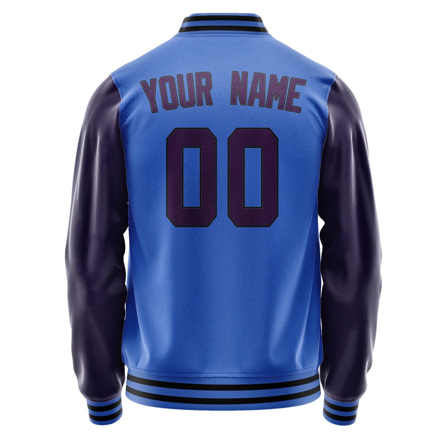 Maßgeschneidertes Himmelblau Lila Jacke JA0909070917B31707