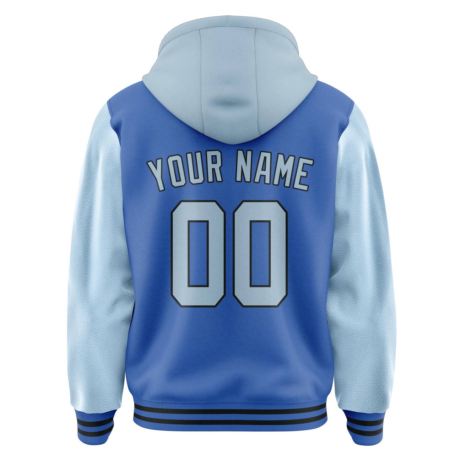 Maßgeschneidertes Himmelblau Hellblau Jacke