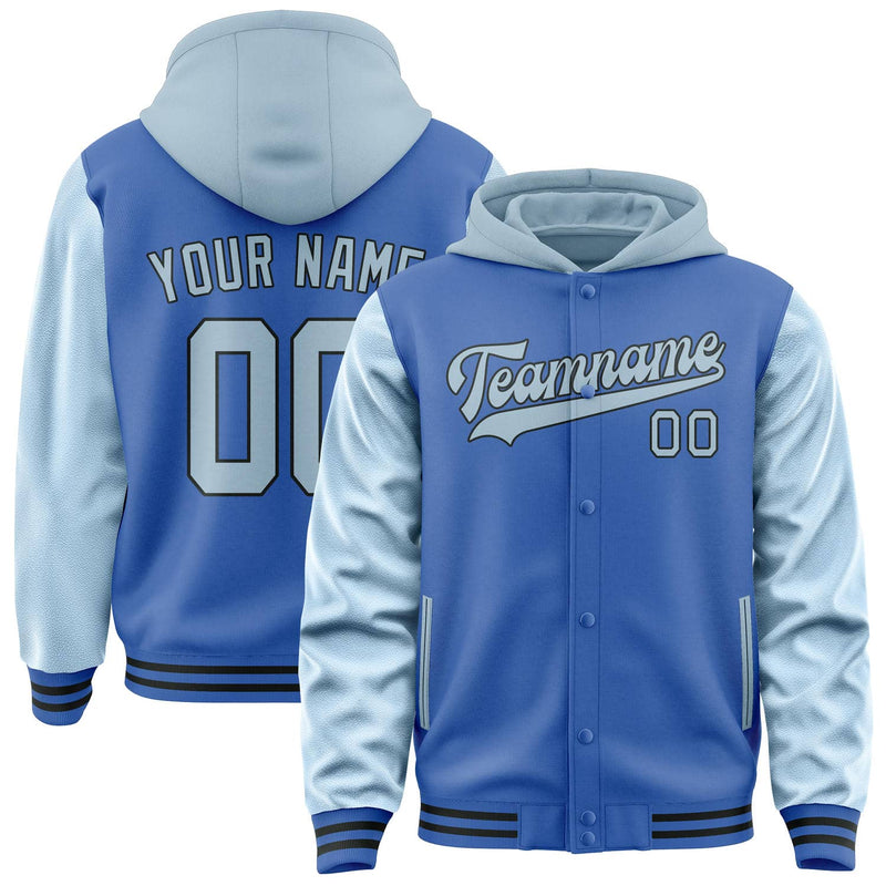 Maßgeschneidertes Himmelblau Hellblau Jacke JA090908091717080817