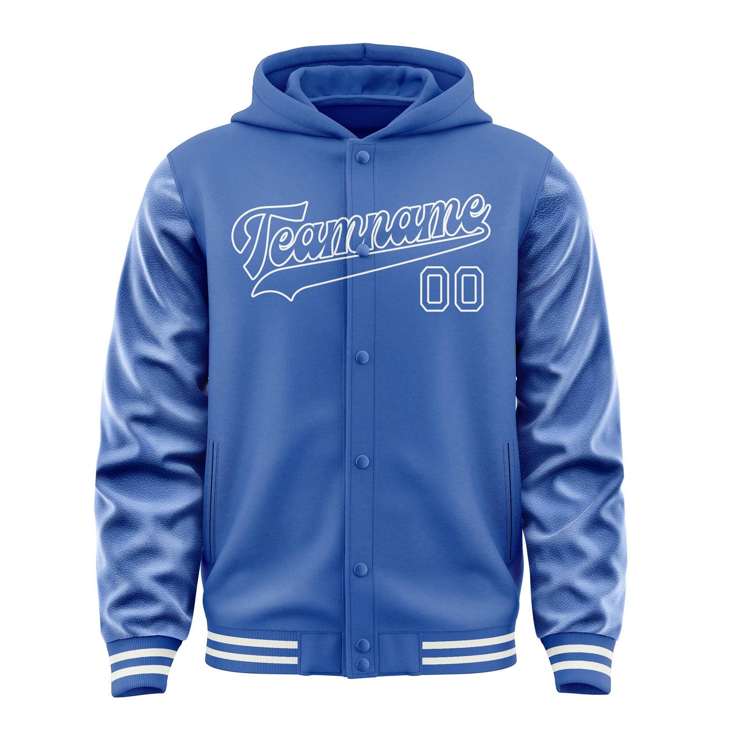 Maßgeschneidertes Himmelblau Himmelblau Jacke