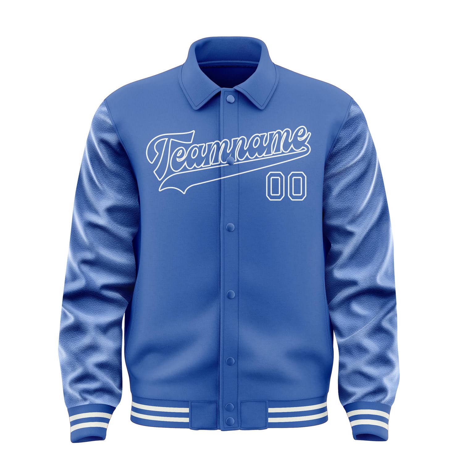 Maßgeschneidertes Himmelblau Himmelblau Jacke