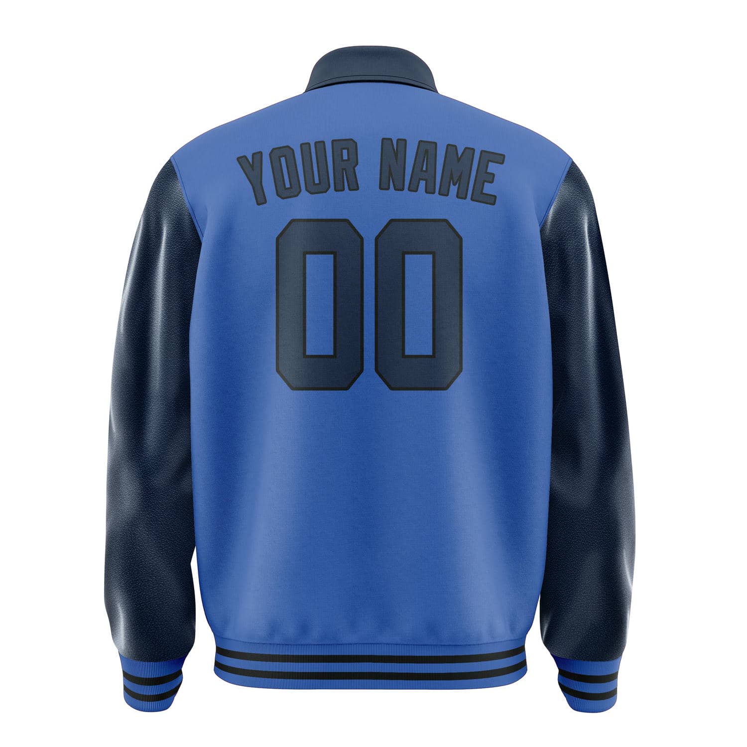 Maßgeschneidertes Himmelblau Marineblau Jacke