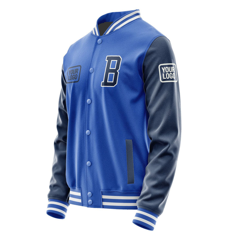 Maßgeschneidertes Himmelblau Marineblau Jacke JA090910091818101018