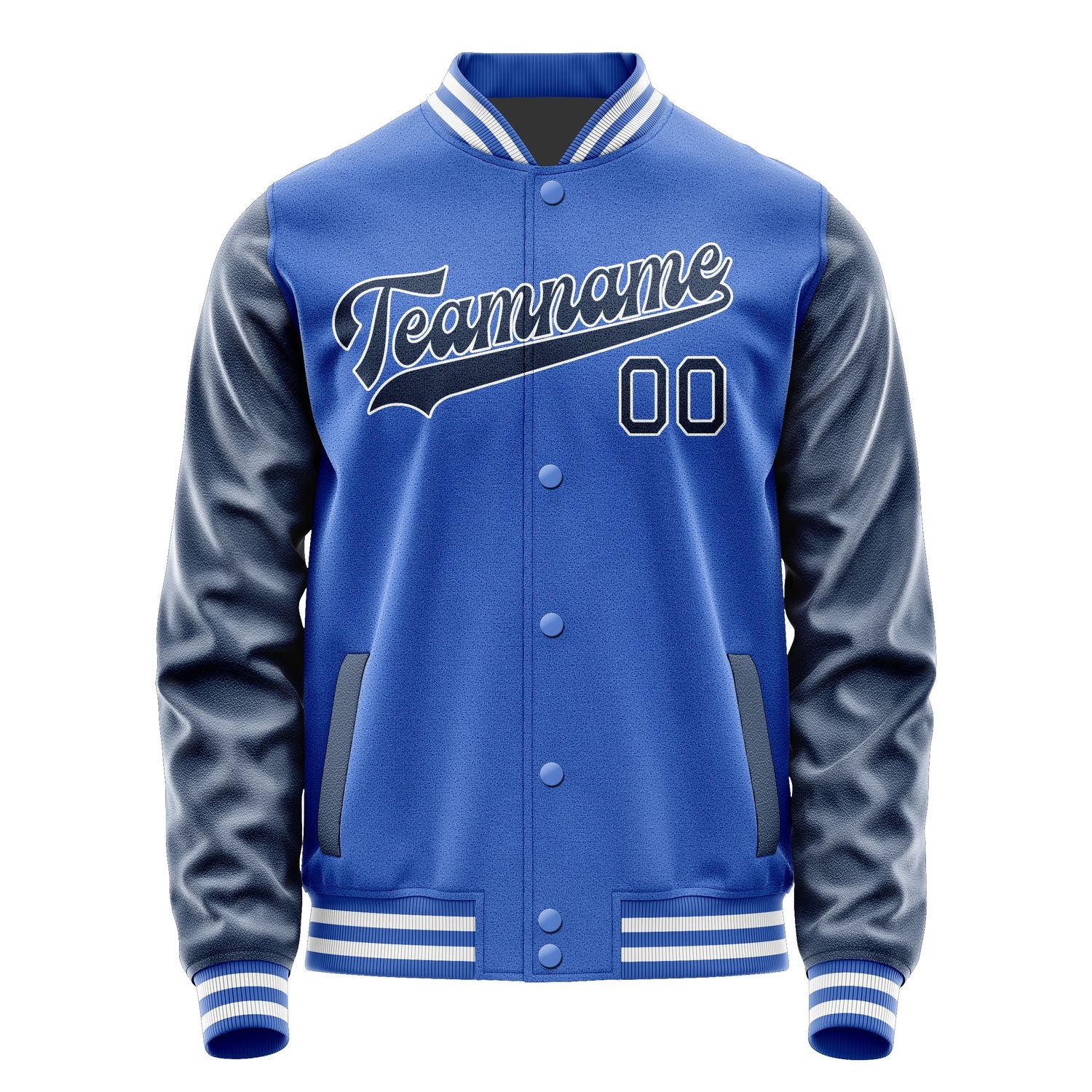Maßgeschneidertes Himmelblau Marineblau Jacke JA0909100918B31810