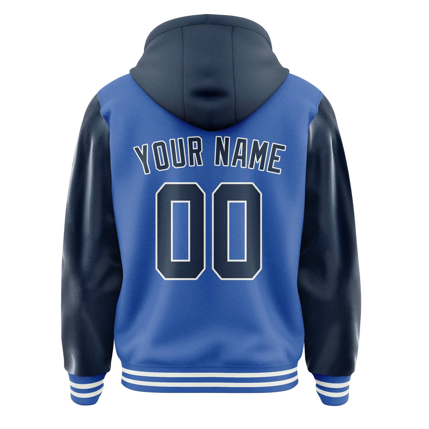 Maßgeschneidertes Himmelblau Marineblau Jacke