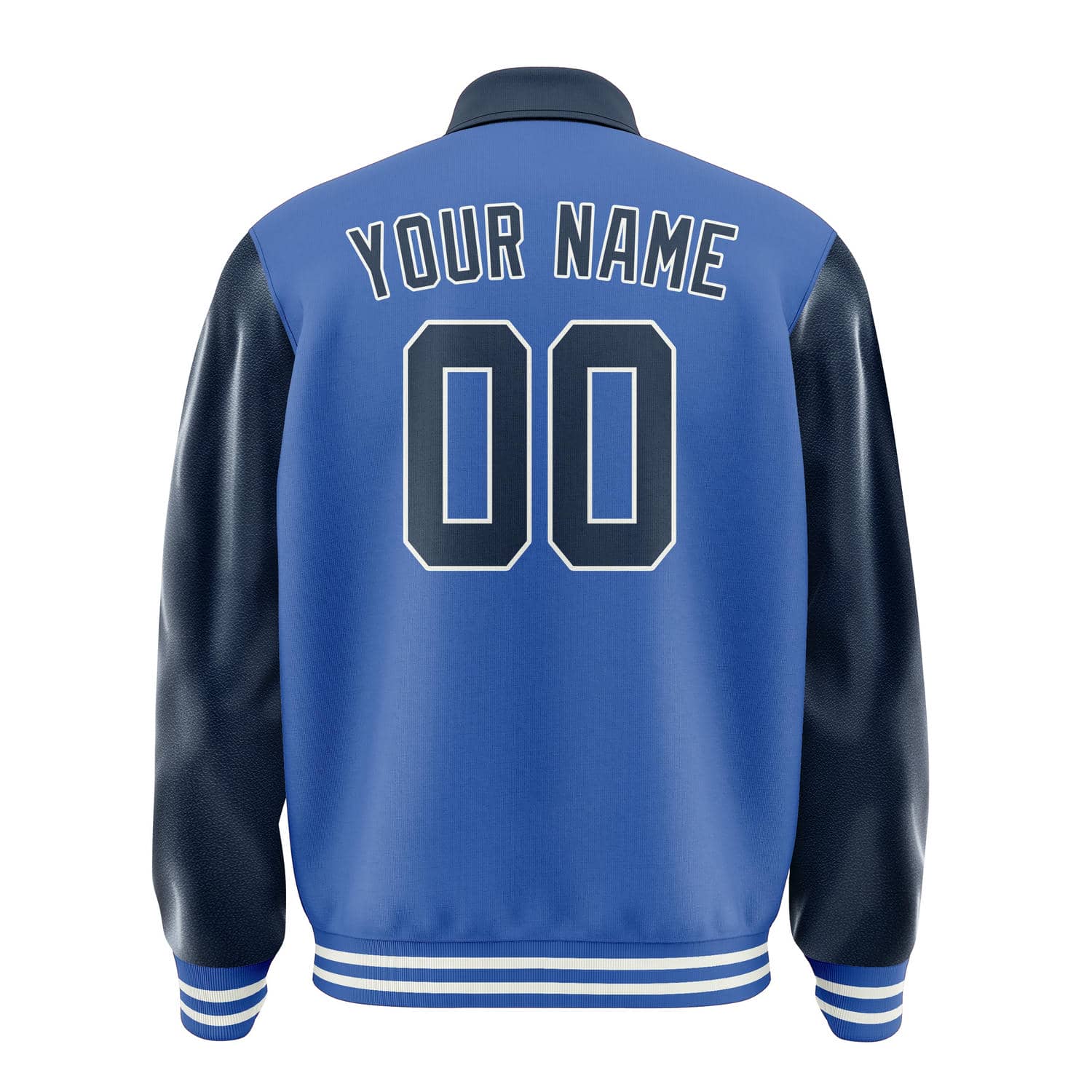 Maßgeschneidertes Himmelblau Marineblau Jacke