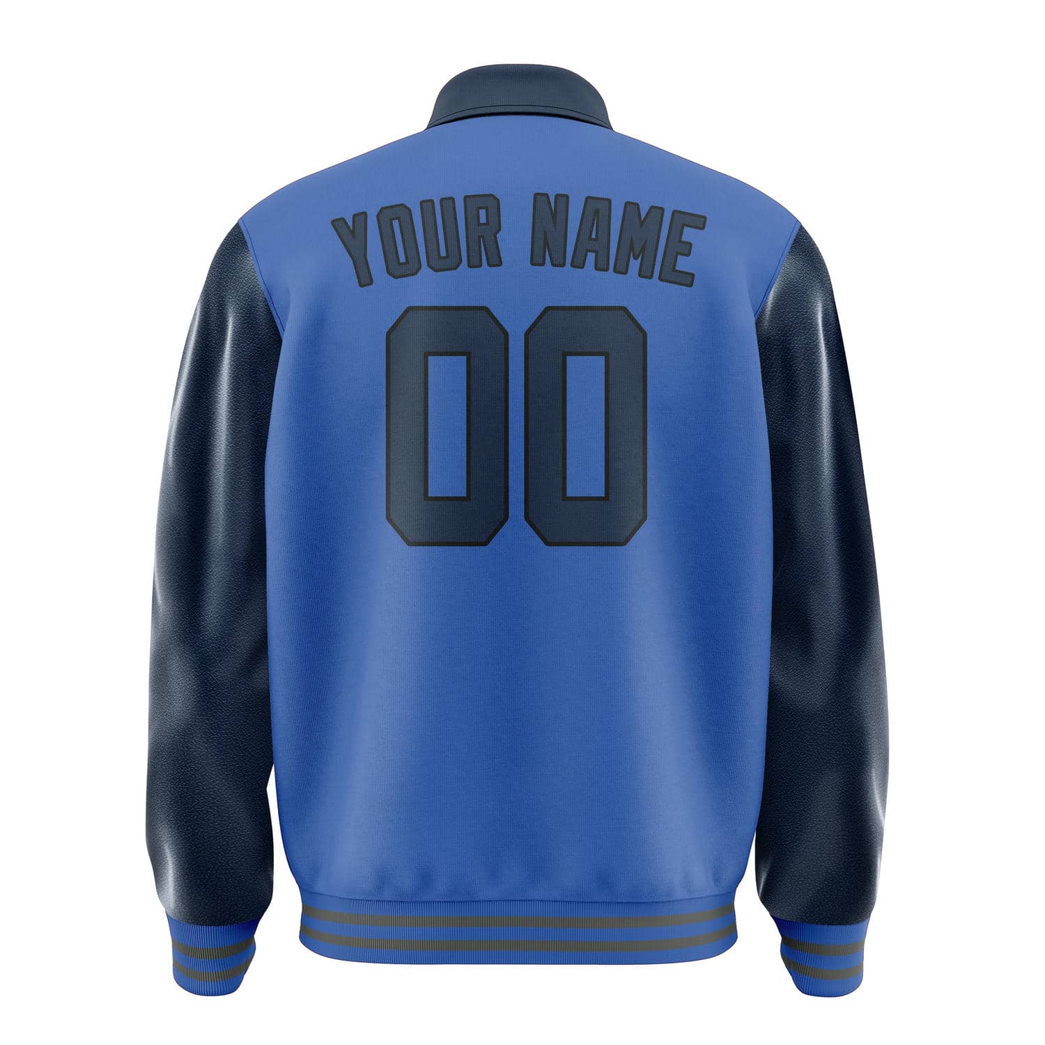 Maßgeschneidertes Himmelblau Marineblau Jacke