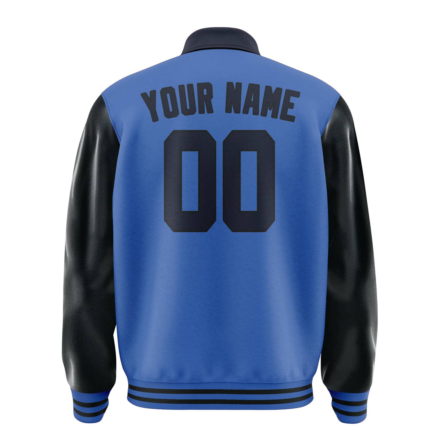 Maßgeschneidertes Himmelblau Stahlblau Jacke