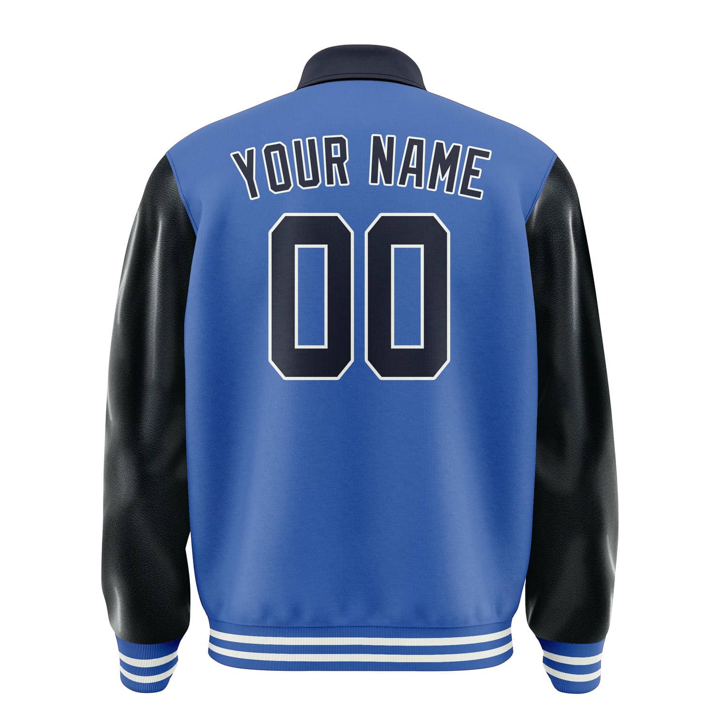 Maßgeschneidertes Himmelblau Stahlblau Jacke