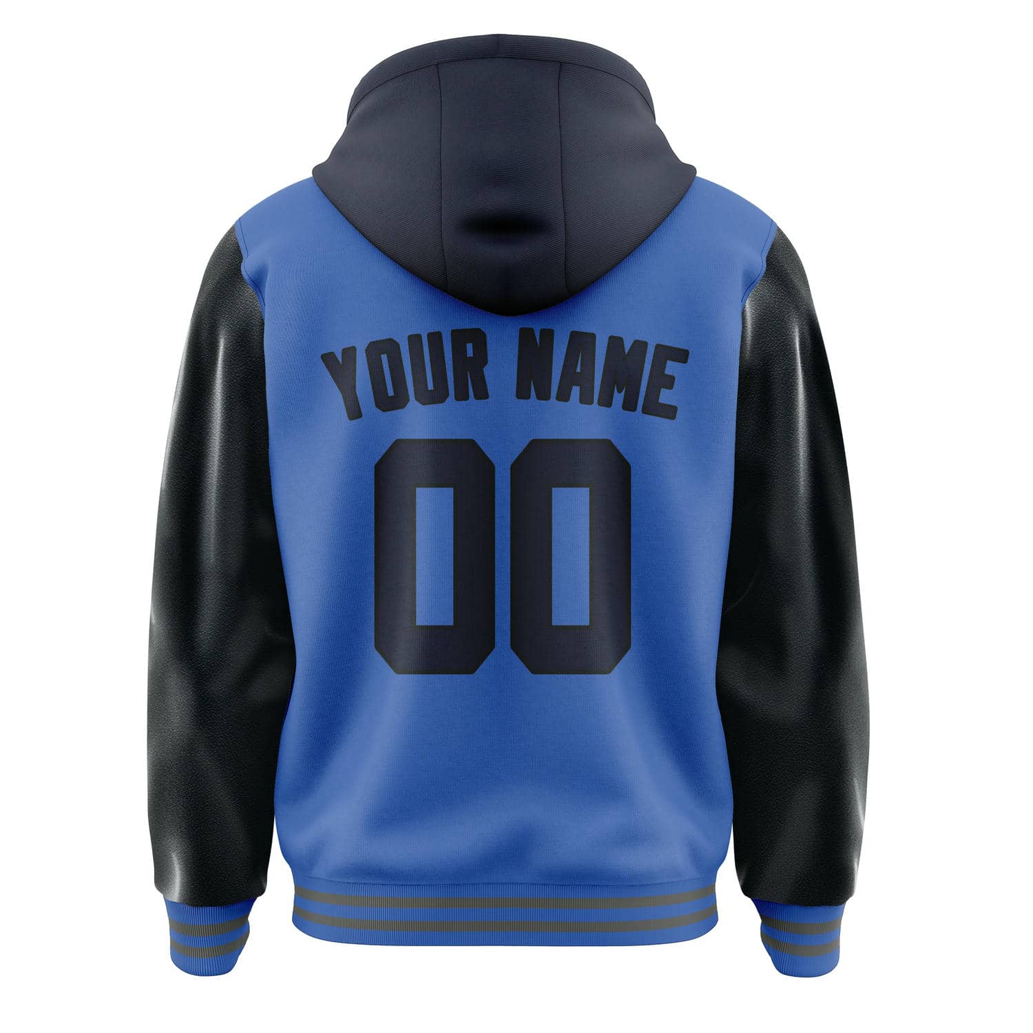 Maßgeschneidertes Himmelblau Stahlblau Jacke