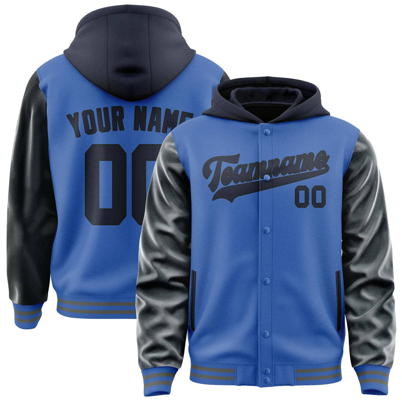 Maßgeschneidertes Himmelblau Stahlblau Jacke JA090911092017111117