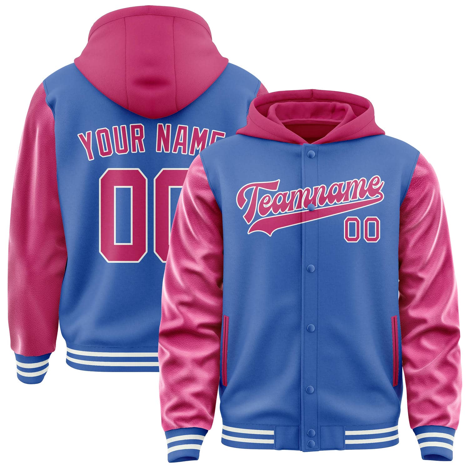Maßgeschneidertes Himmelblau Rosarot Jacke JA090913091818131318