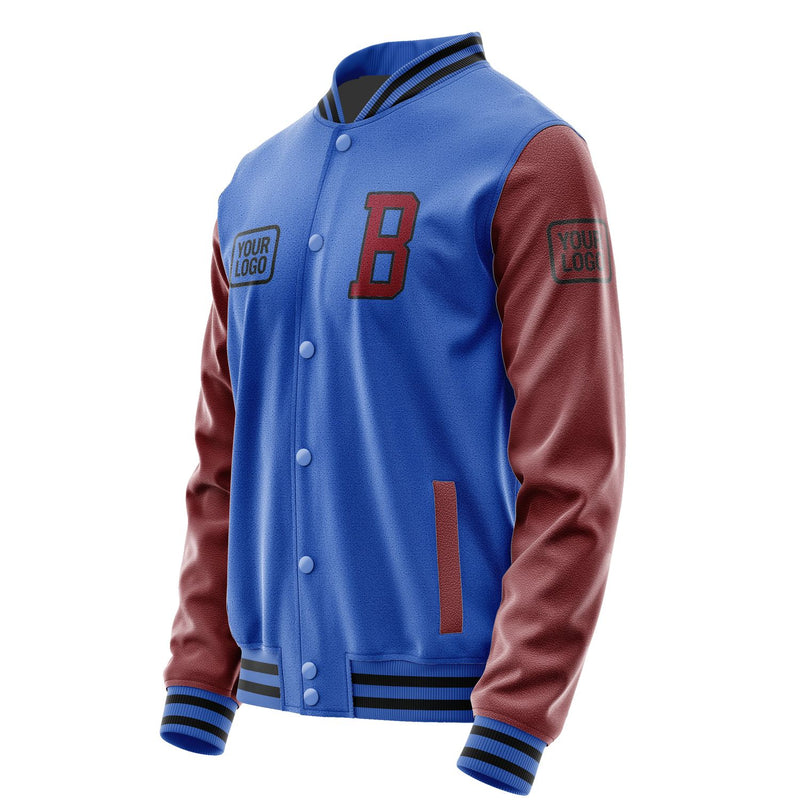 Maßgeschneidertes Himmelblau Karmesinrot Jacke JA090915091717151517