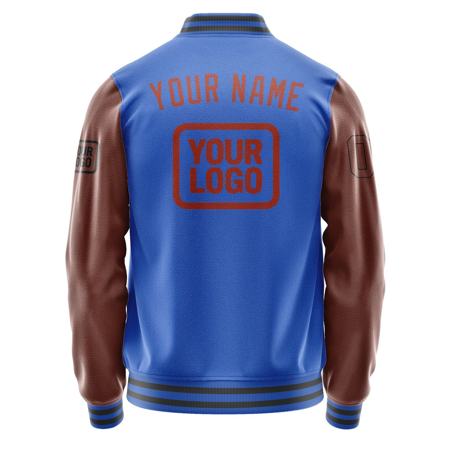 Maßgeschneidertes Himmelblau Korallenrot Jacke JA090916092017161617