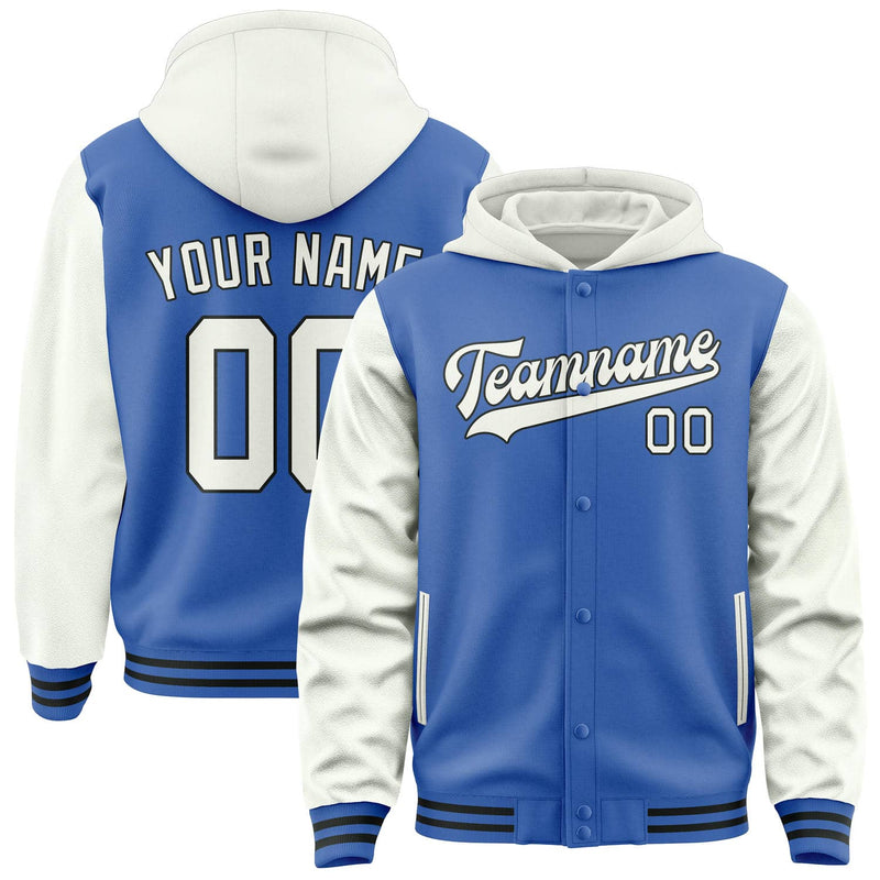 Maßgeschneidertes Himmelblau Weiß Jacke JA090918091717181817