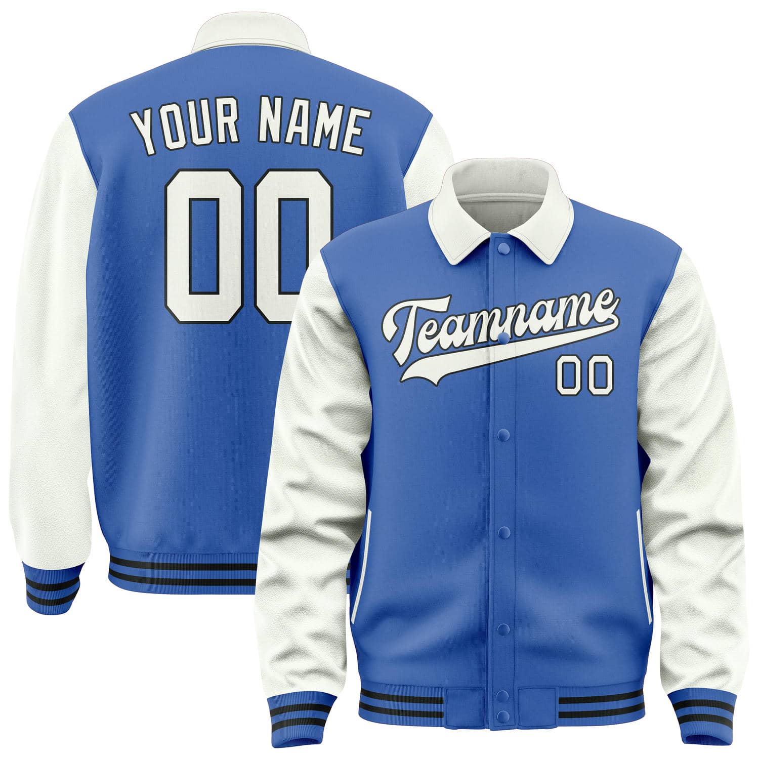 Maßgeschneidertes Himmelblau Weiß Jacke JA090918091717181817