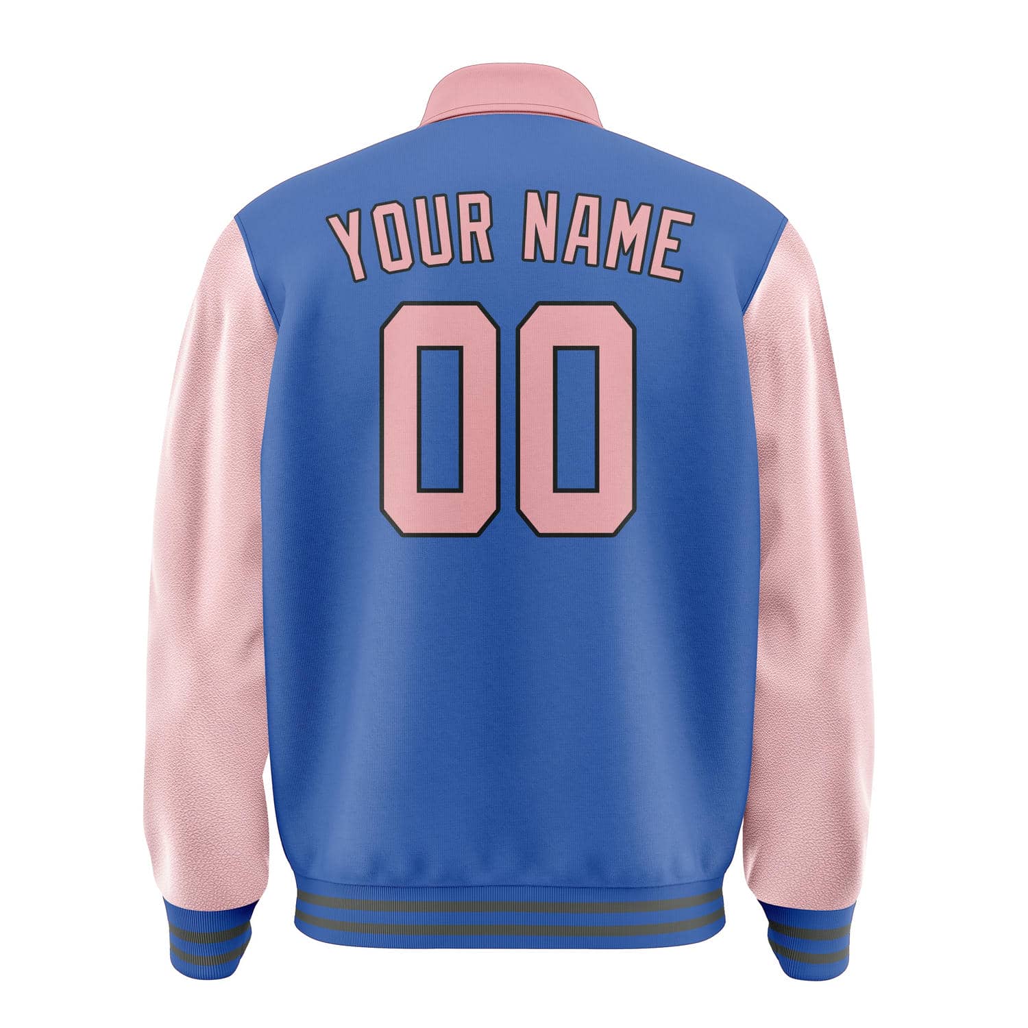 Maßgeschneidertes Himmelblau Rosa Jacke
