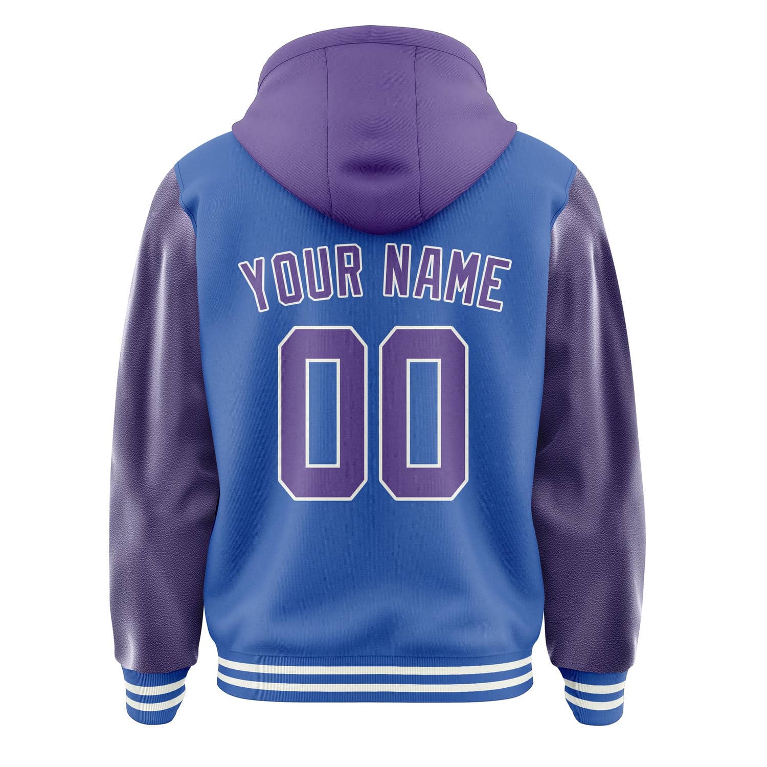 Maßgeschneidertes Himmelblau Lavendel Jacke