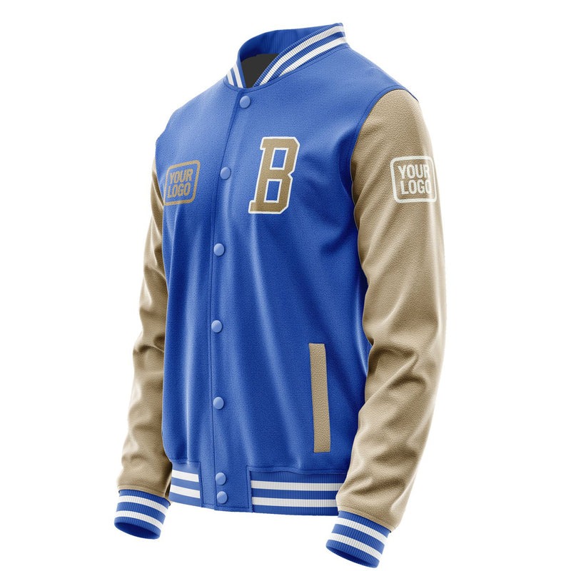 Maßgeschneidertes Himmelblau Hellkhaki Jacke JA090925091818252518