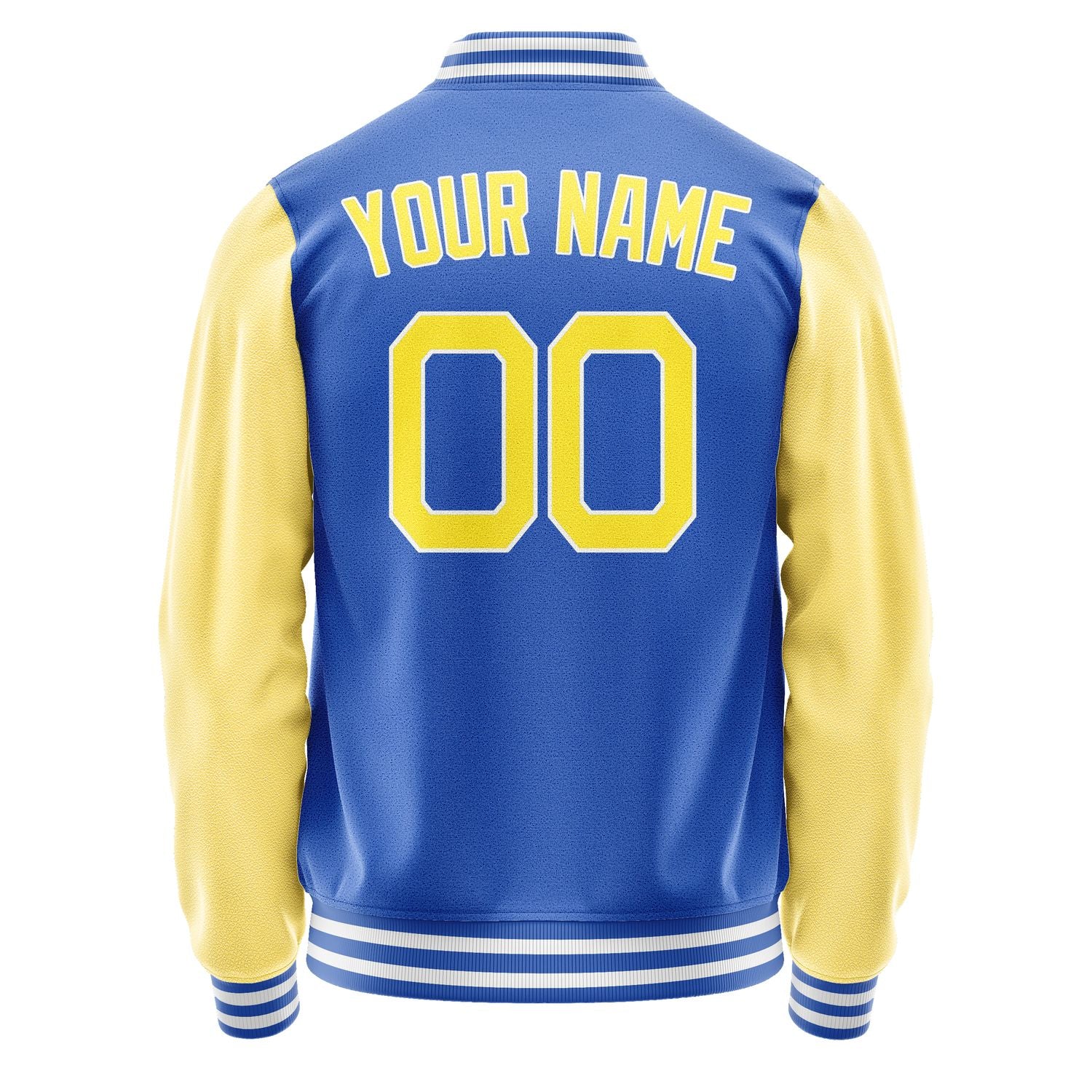 Maßgeschneidertes Himmelblau Blassgelb Jacke JA0909260917B21726