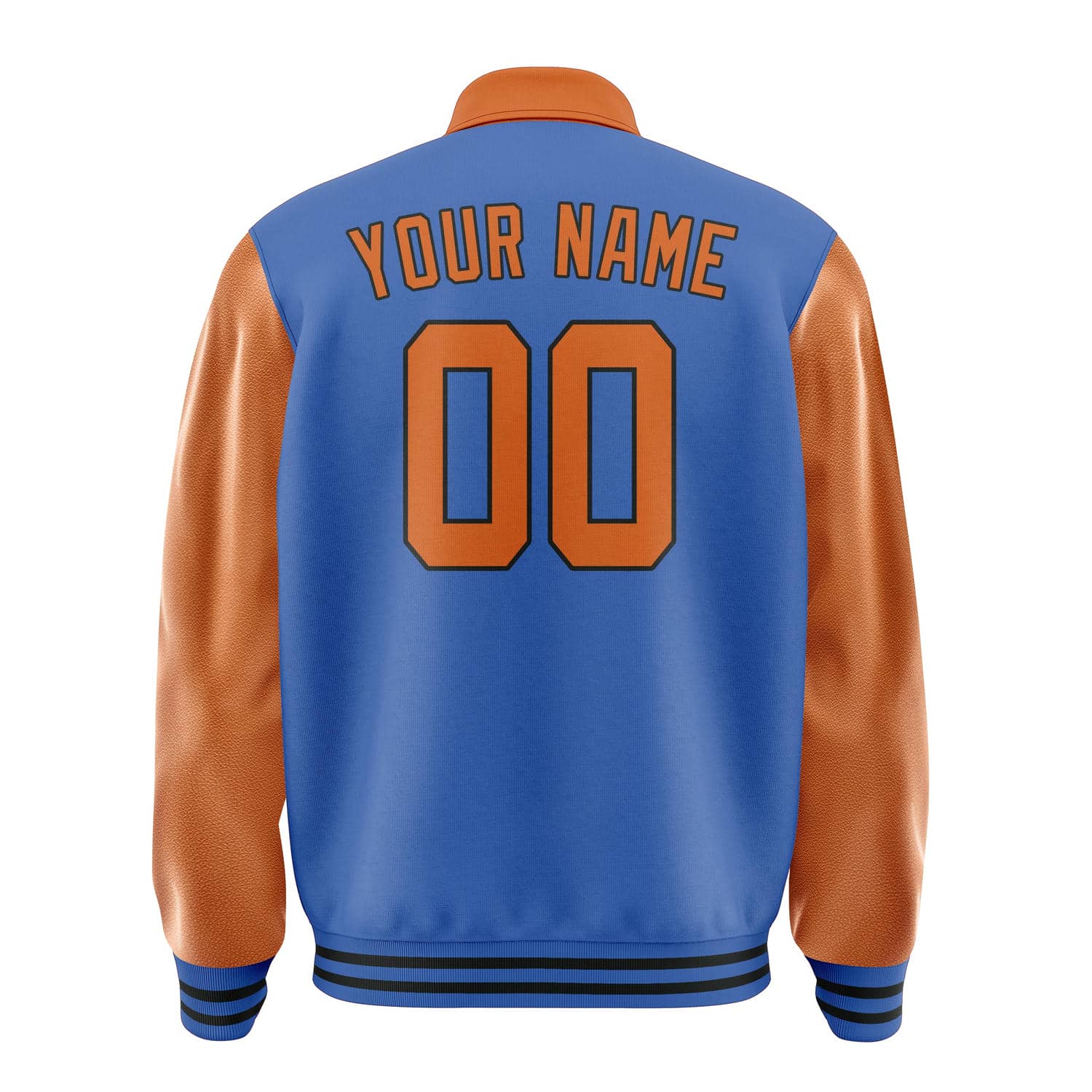 Maßgeschneidertes Himmelblau Orange Jacke