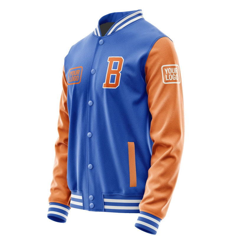 Maßgeschneidertes Himmelblau Orange Jacke JA090928091818282818