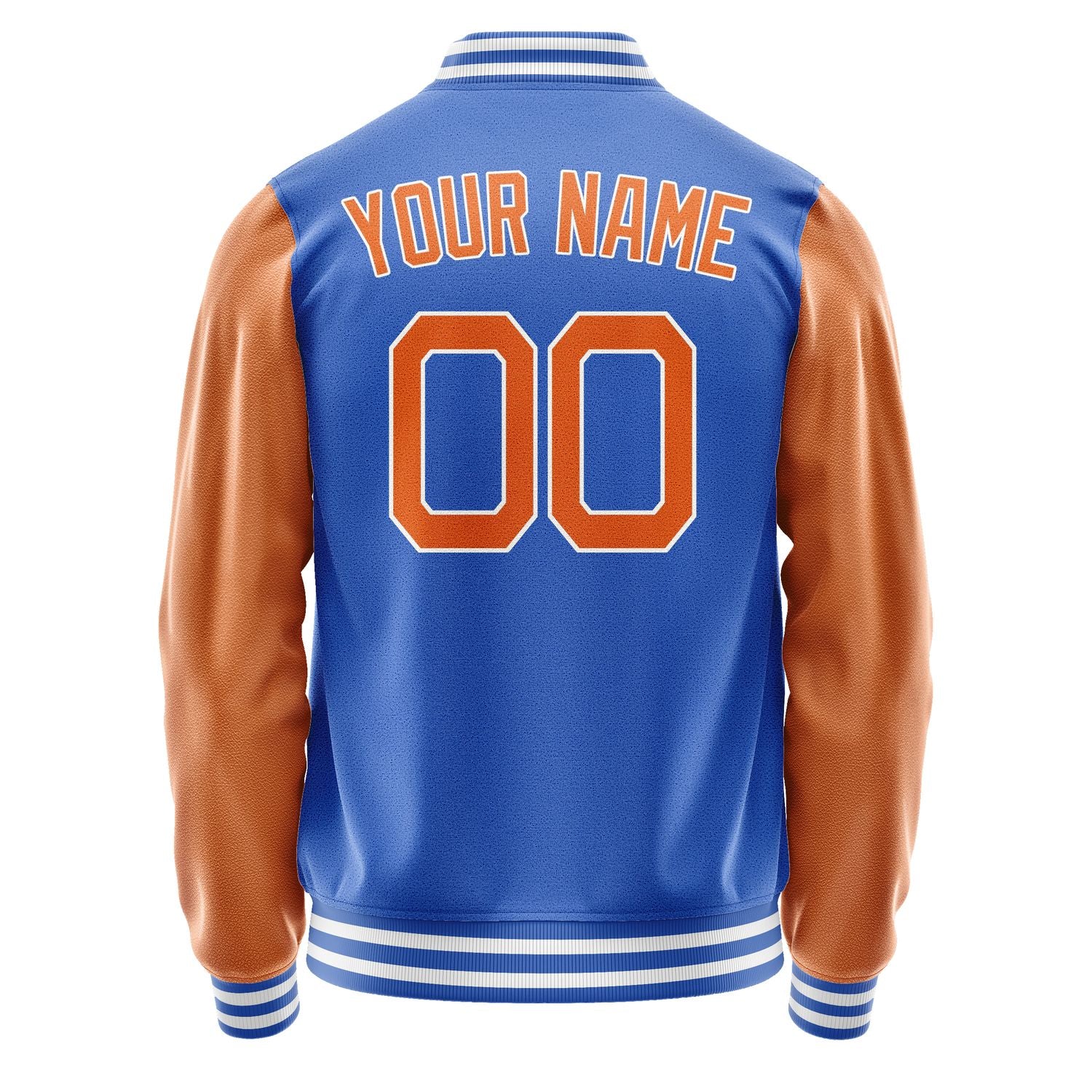 Maßgeschneidertes Himmelblau Orange Jacke JA0909280917B21728