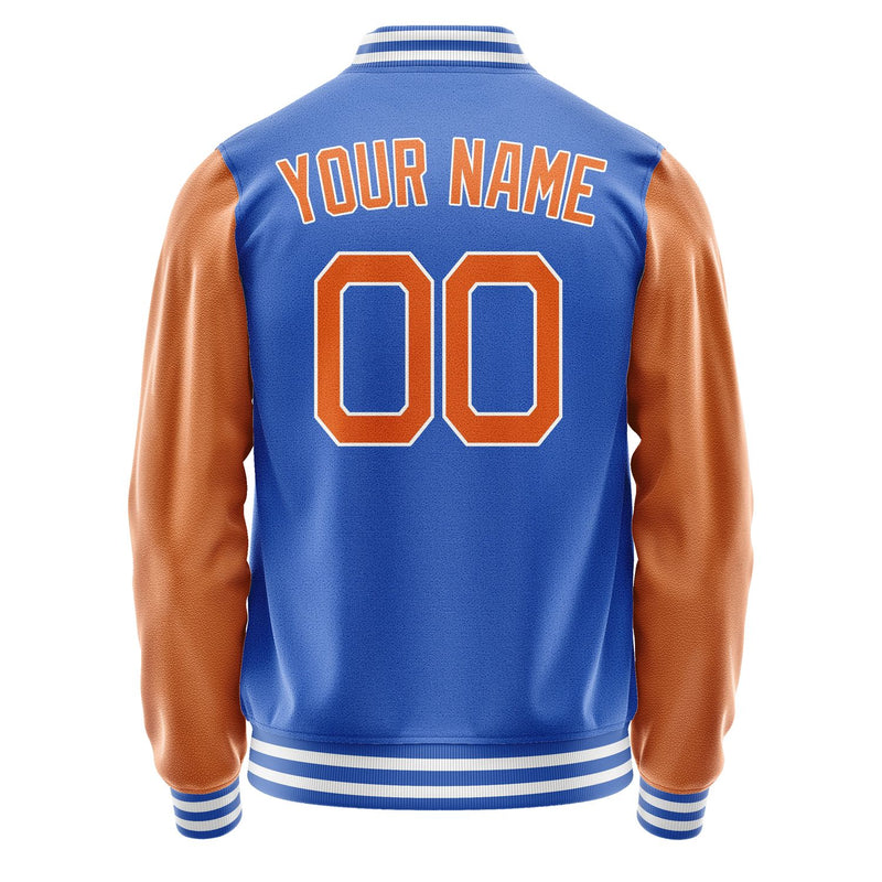 Maßgeschneidertes Himmelblau Orange Jacke JA0909280917B21728