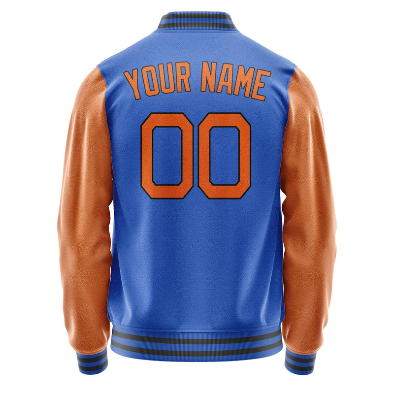 Maßgeschneidertes Himmelblau Orange Jacke JA0909280918B21828