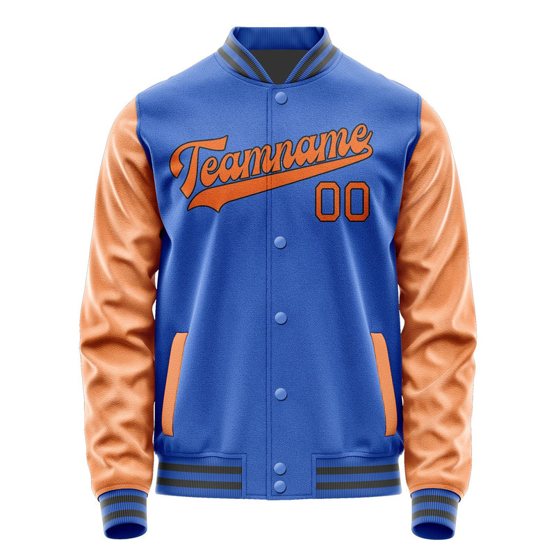 Maßgeschneidertes Himmelblau Orange Jacke JA0909280920B31728