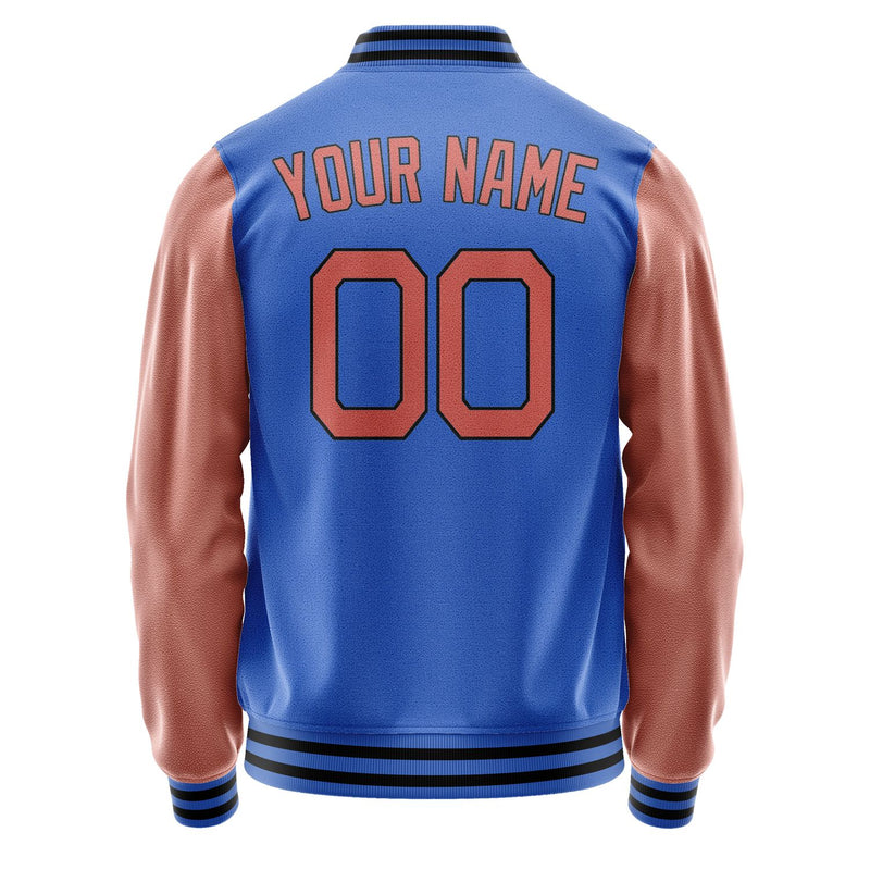 Maßgeschneidertes Himmelblau Orange Jacke JA0909280920B21728
