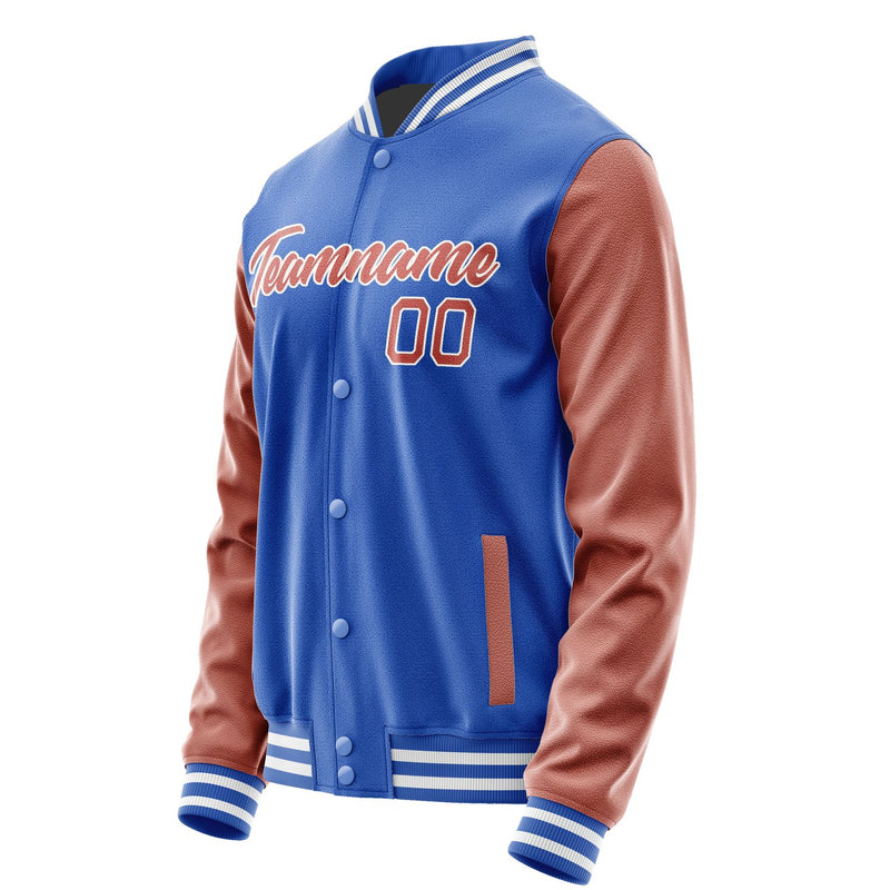 Maßgeschneidertes Himmelblau Kupferrose Jacke JA0909290917B21729
