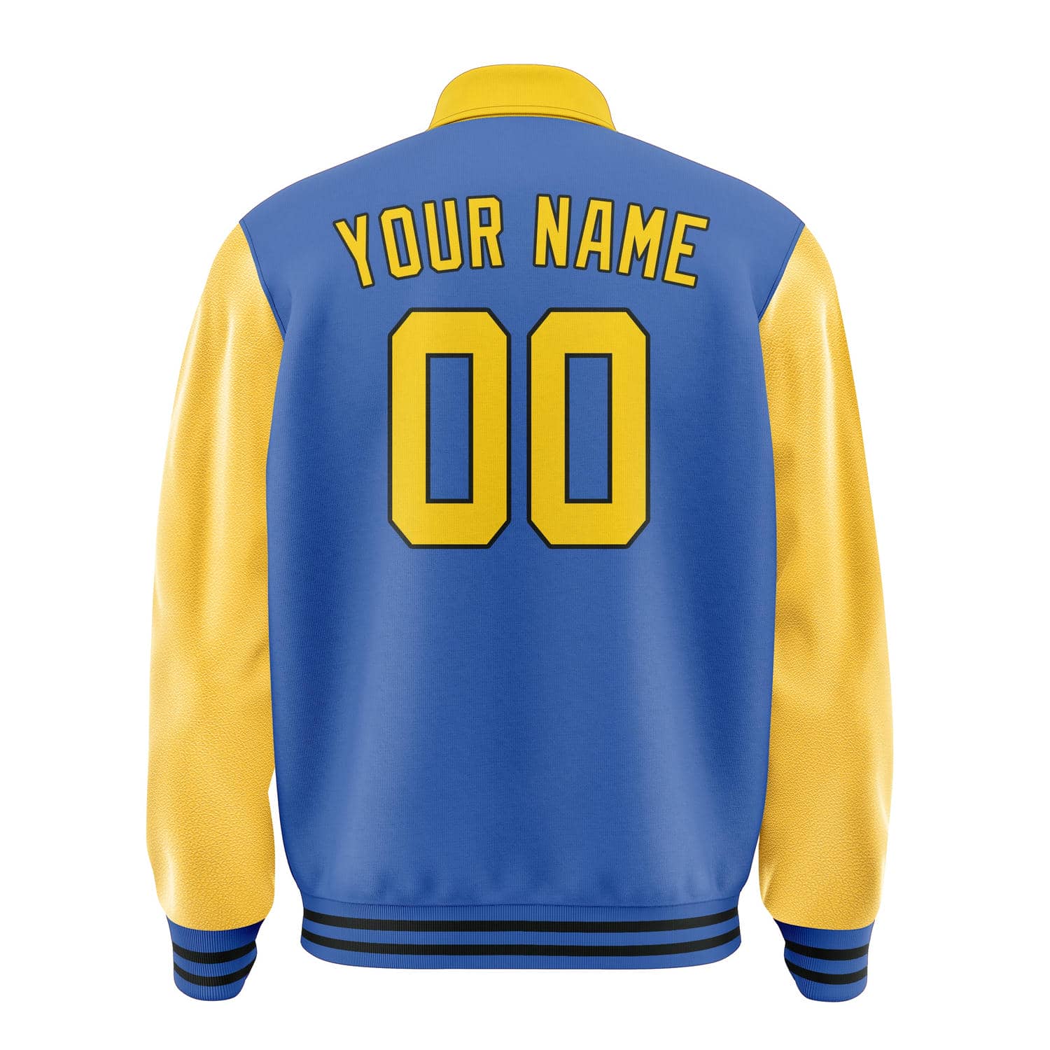 Maßgeschneidertes Himmelblau Gold Jacke