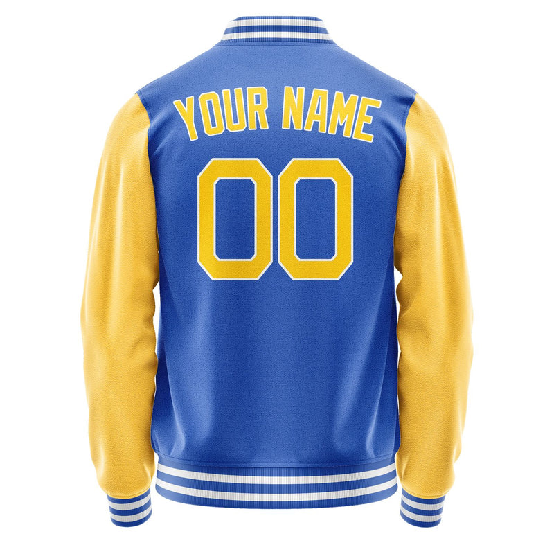 Maßgeschneidertes Himmelblau Gold Jacke JA0909300917B21730