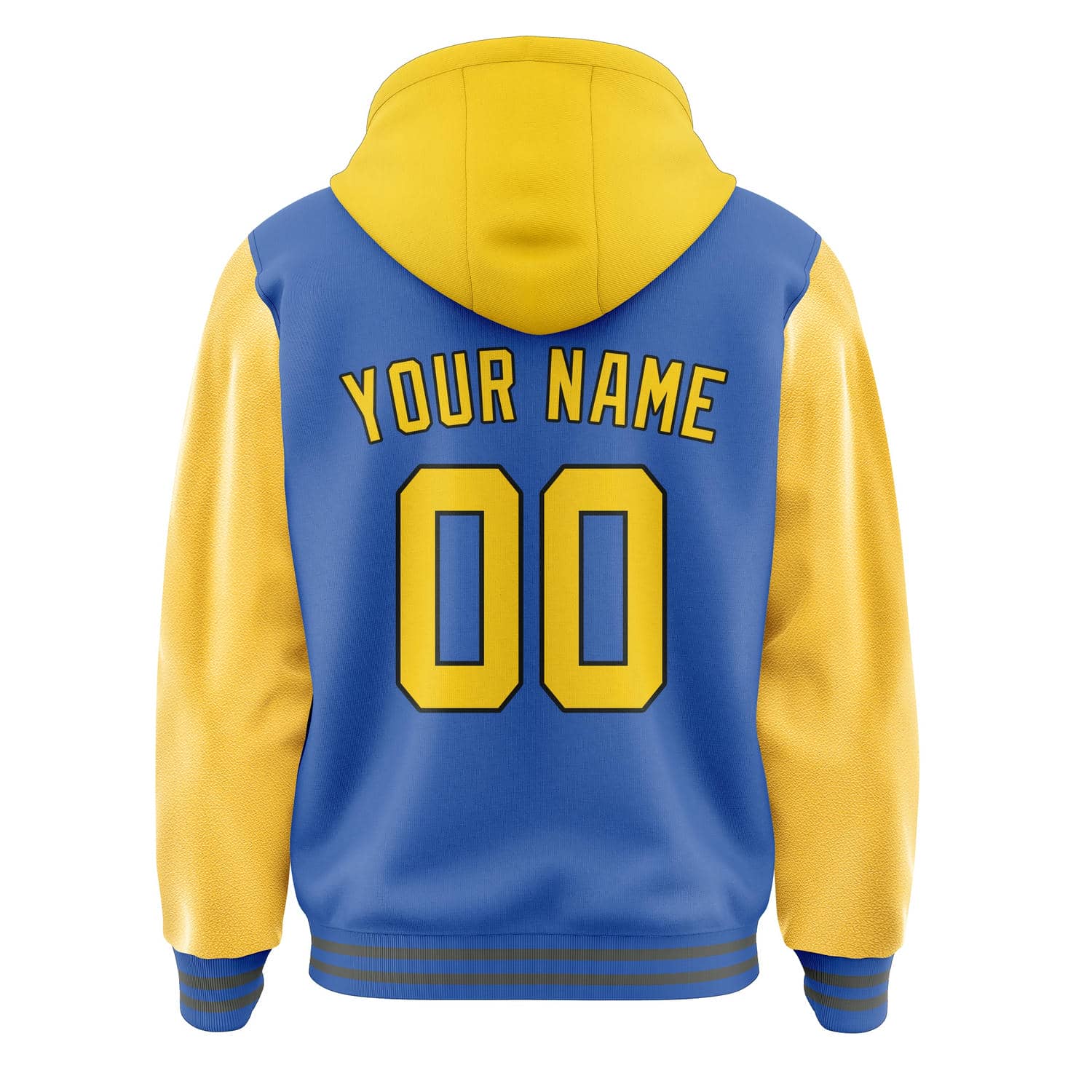 Maßgeschneidertes Himmelblau Gold Jacke