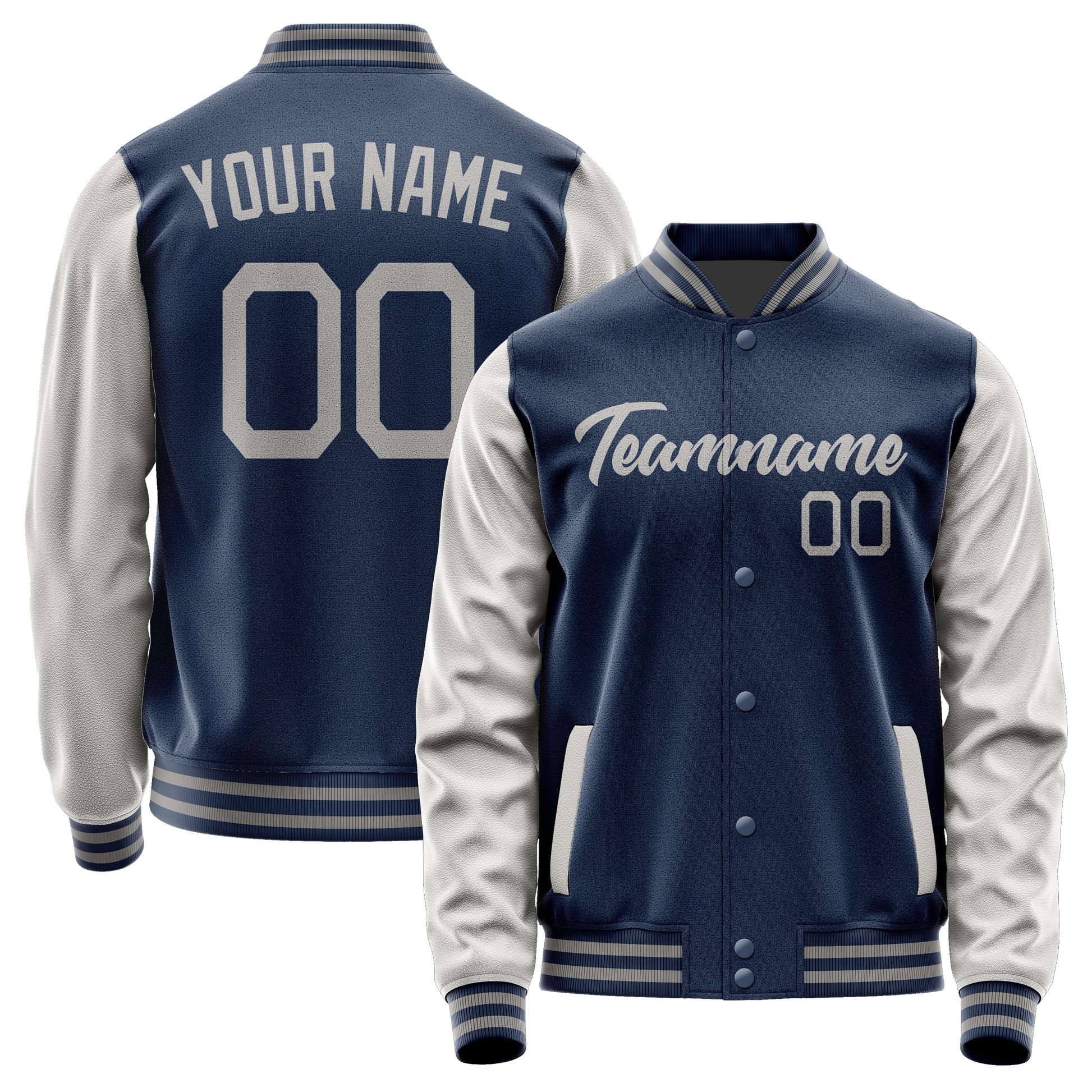 Maßgeschneidertes Marineblau Grau Jacke Ja1010041004B20404