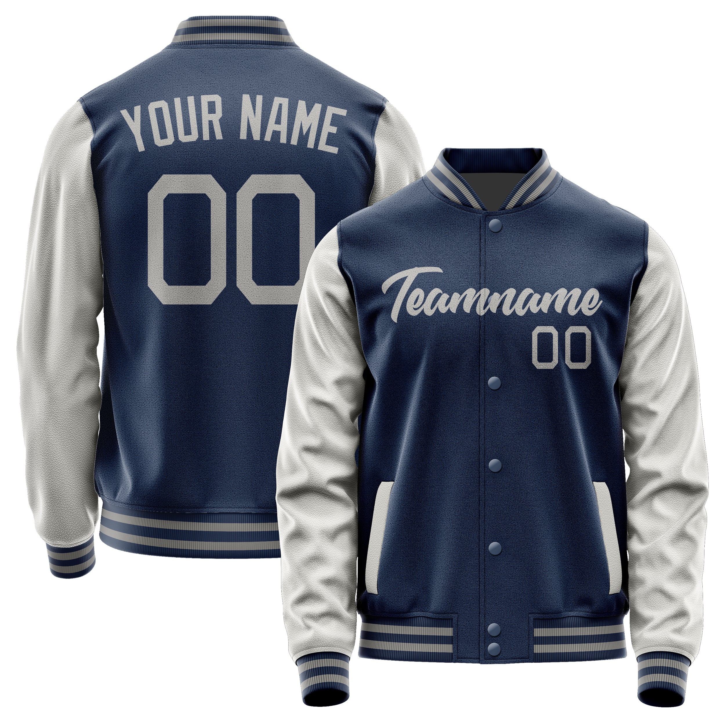 Maßgeschneidertes Marineblau Grau Jacke Ja1010041004B20404