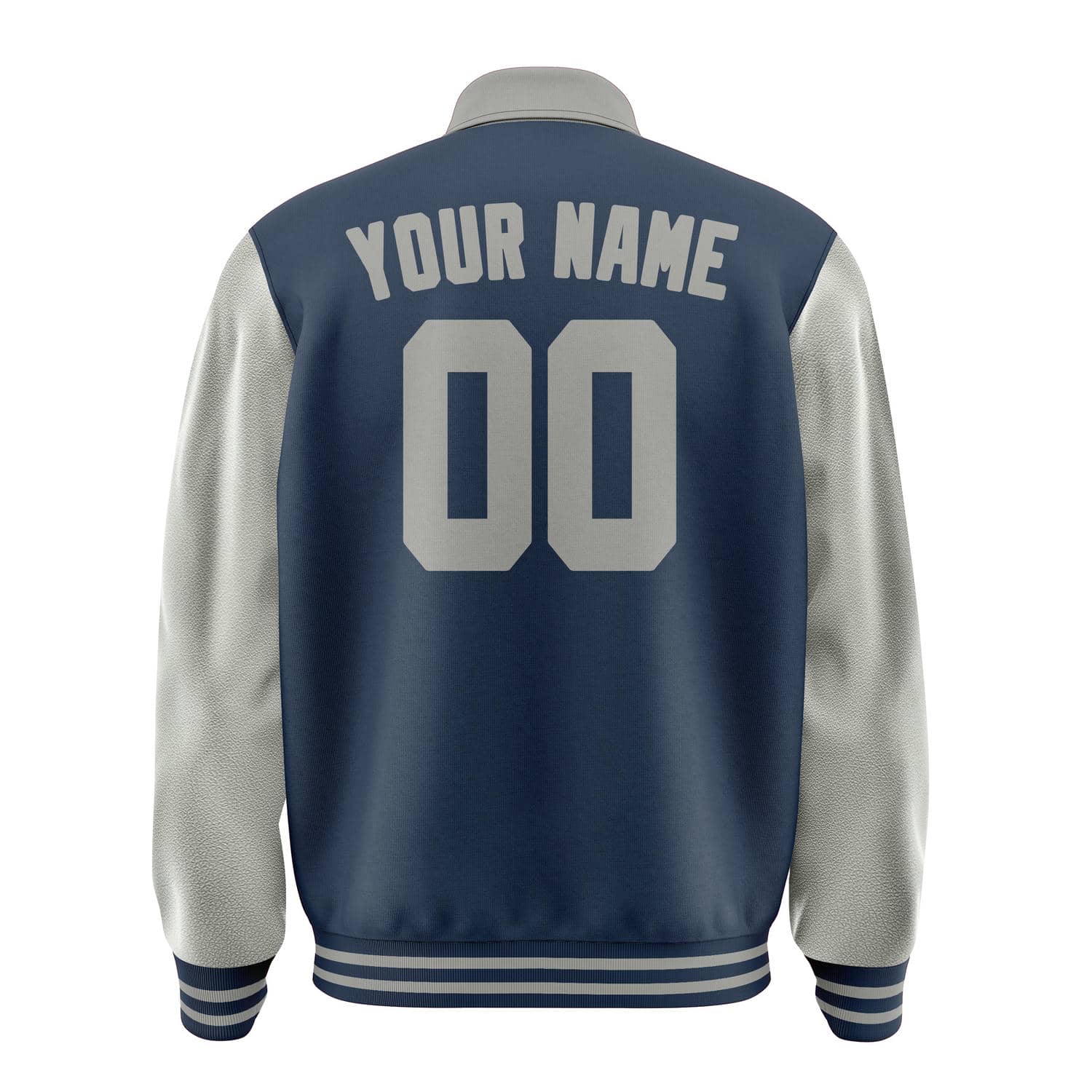 Maßgeschneidertes Marineblau Grau Jacke