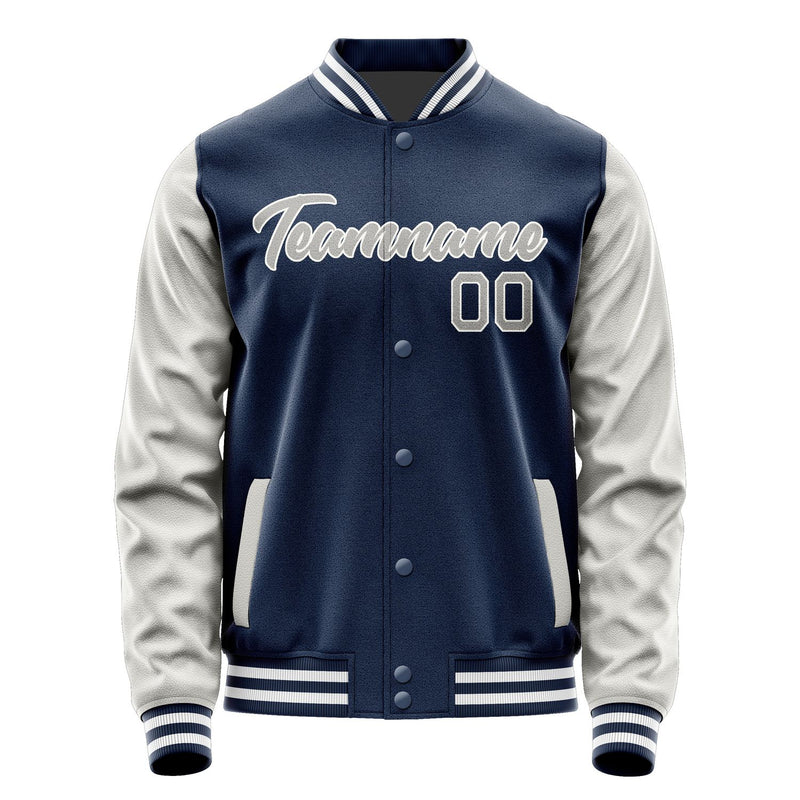 Maßgeschneidertes Marineblau Grau Jacke Ja1010041018B21804